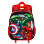 Karactermania Mochila 3D Los Vengadores Almighty - Sac à dos à roulettes pour enfant, 26 x 13 x 34 cm