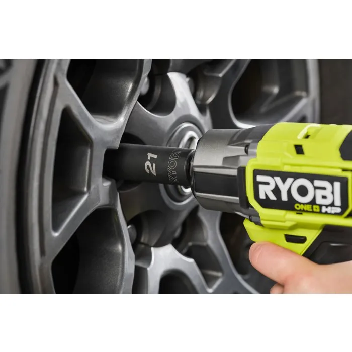 Ryobi Jeu de douilles choc automobile RHDIS3PC - 3 douilles 1/2 - 17, 19 et 21 mm Ryobi Jeu de douilles choc automobile RHDIS3PC - 3 douilles 1/2 - 17, 19 et 21 mm