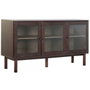 Home ESPRIT Buffet Verre et Bois MDF 140 x 40 x 75 cm