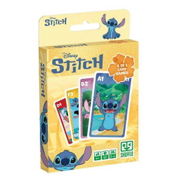 Fournier - Jeu de cartes Stitch pour enfant, dès 3 ans, matériau carton