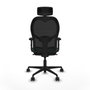 Piqueras y Crespo Chaise de Bureau avec Appui-tête Jorquera 2D036N2 Vert