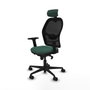 Piqueras y Crespo Chaise de Bureau avec Appui-tête Jorquera 2D036N2 Vert