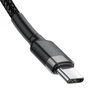 Baseus Câble USB C Cafule Noir/Gris 1 m