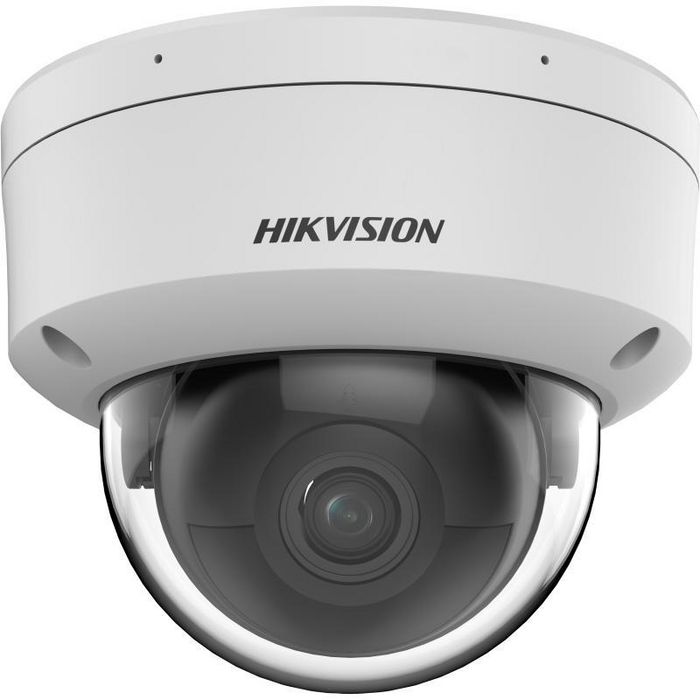 Hikvision Dôme IP Fixe 4 MP Vandalisme WDR WDR 120 dB, Audio Intégré, Résistant IP67/IK10, Technologie H.265+