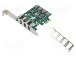 DIGITUS Carte d'extension PCIe USB 3.0 4 ports USB A 5Gbps