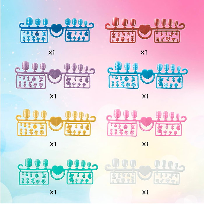 Aquabeads Nail Studio Princesses Disney - Kit de manucure avec ongles réutilisables