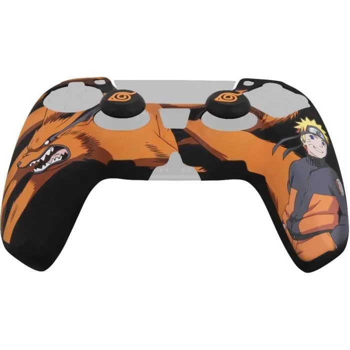 Konix Coque de Protection Silicone pour Manette DualSense PS5 - Motif Naruto Shippuden Kurama/Kyûbi - Noir Konix Coque de Protection Silicone pour Manette DualSense PS5 - Motif Naruto Shippuden Kurama/Kyûbi - Noir