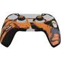 Konix Coque de Protection Silicone pour Manette DualSense PS5 - Motif Naruto Shippuden Kurama/Kyûbi - Noir