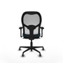 Piqueras y Crespo 3D036G0 Chaise de Bureau Blanc Vert pétrole