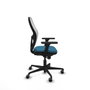 Piqueras y Crespo 3D036G0 Chaise de Bureau Blanc Vert pétrole