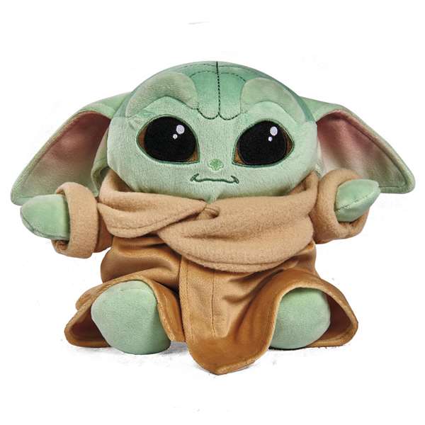 Smoby Peluche Star Wars Baby Yoda "The Child" (El Niño) 25 cm avec Caisse Berceau