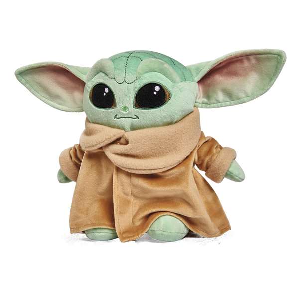 Smoby Peluche Star Wars Baby Yoda "The Child" (El Niño) 25 cm avec Caisse Berceau