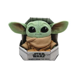 Smoby Peluche Star Wars Baby Yoda "The Child" (El Niño) 25 cm avec Caisse Berceau