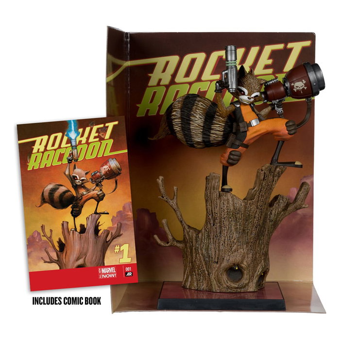 Marvel Collection statuette PVC 1/6 Rocket Racoon (Rocket Racoon: A Chasing Tale #1) 18 cm