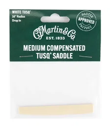 MARTIN Hueso Martin Puente (Tusq) - Sillet de chevalet compensé Medium pour guitare