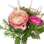 BigBuy Home Fleur décorative Vert Rose 20 x 20 x 32 cm