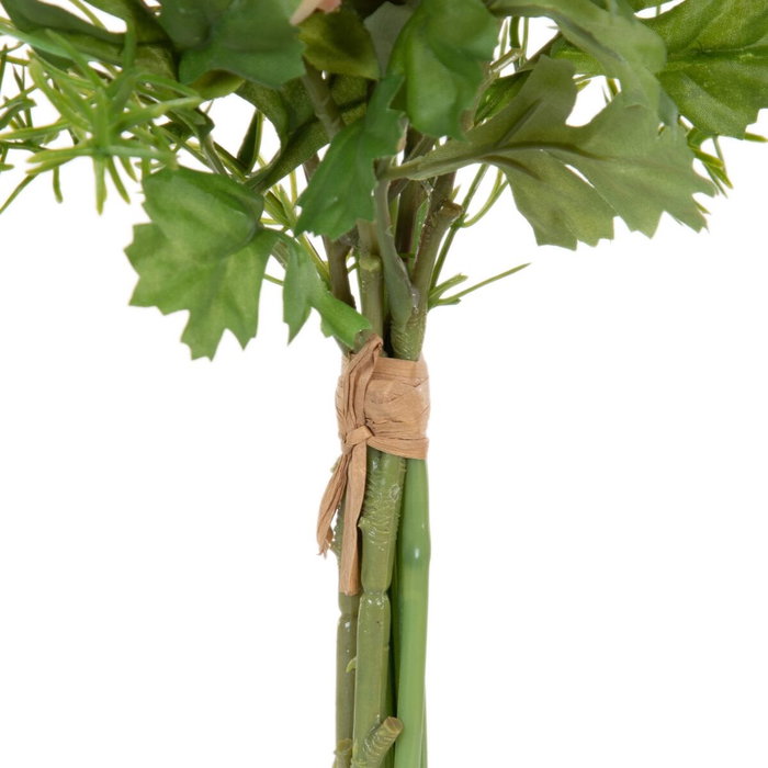 BigBuy Home Fleur décorative Vert Rose 20 x 20 x 32 cm