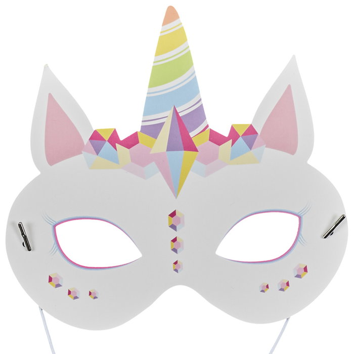 Party Time Set de 6 Masques de Licorne pour Fête Party Time Set de 6 Masques de Licorne pour Fête