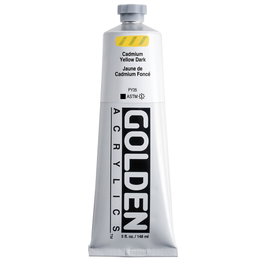 Golden Peinture Acrylique Heavy Body Jaune Cadmium Foncé 148 ml