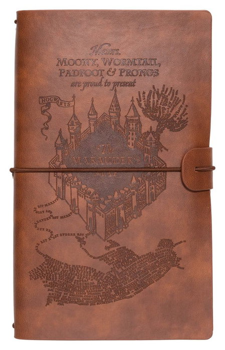 ERIK Carnet de voyage Harry Potter Carte du Maraudeur