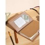 ERIK - Carnet de voyage Mapa Merodeador Harry Potter - 20x12 cm - Couverture simili cuir - Pages à points et lignes - Élastique de fermeture