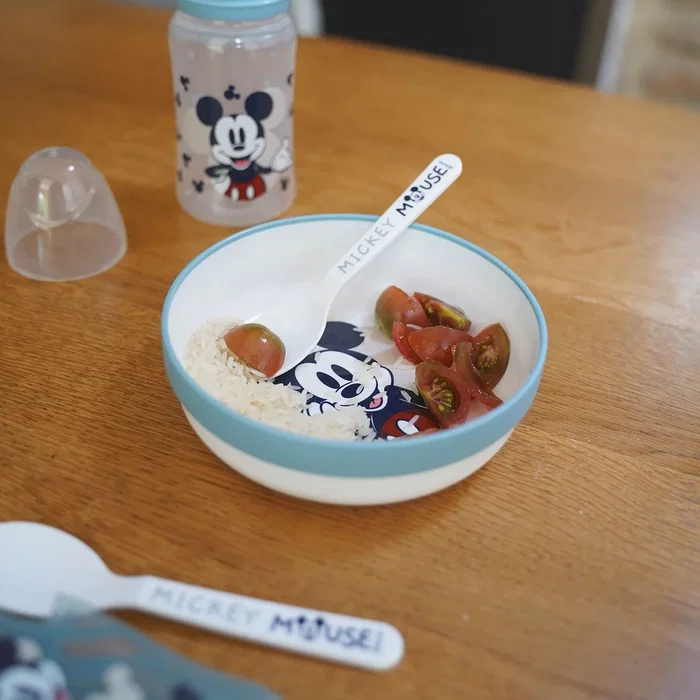 Thermobaby Bol Bébé Micro-Ondes Anti-Dérapant avec Design Disney Baby Mickey, pour Enfants dès 10 Mois, Sans BPA Thermobaby Bol Bébé Micro-Ondes Anti-Dérapant avec Design Disney Baby Mickey, pour Enfants dès 10 Mois, Sans BPA