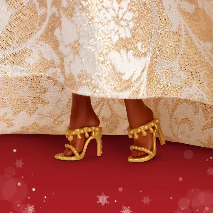 Barbie JBH96 - Poupée Joyeux Noël 2025, Robe Élégante et Accessoires, Poupée Brune Barbie JBH96 - Poupée Joyeux Noël 2025, Robe Élégante et Accessoires, Poupée Brune