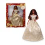 Barbie JBH96 - Poupée Joyeux Noël 2025, Robe Élégante et Accessoires, Poupée Brune
