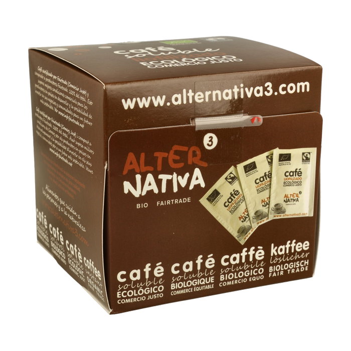 Alternativa3 Café Soluble Liofilisé Eco 25 monodoses