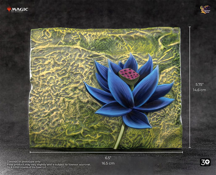 Magic The Gathering sculpture en relief Black Lotus Previews Exclusive 17 x 15 cm
