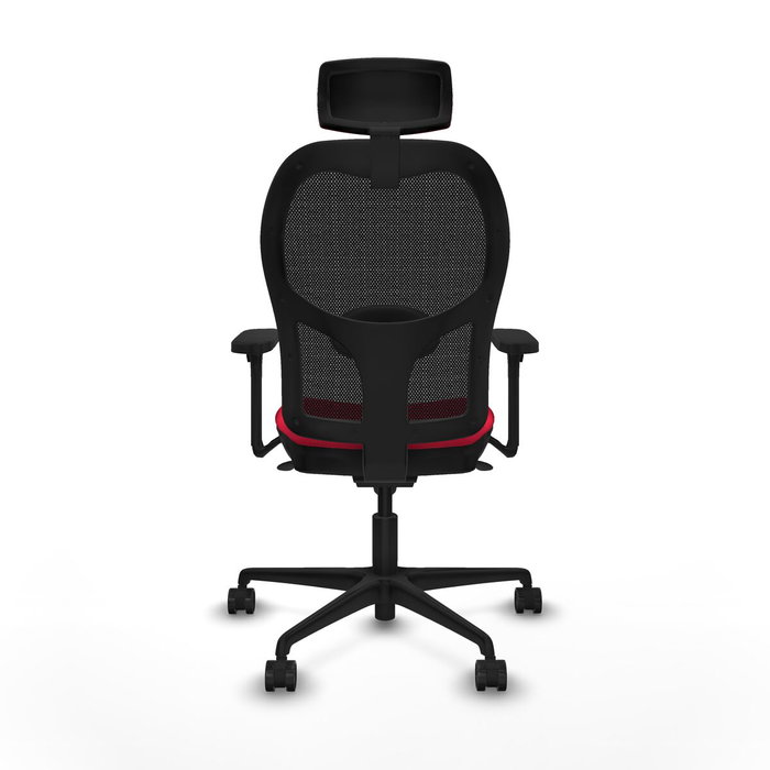 Piqueras y Crespo Chaise de Bureau avec Appui-tête Jorquera 3D036N2 Rouge