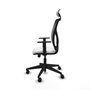 Piqueras Y Crespo Motilla Chaise de bureau Sincro/Traslack Blanc/Noir