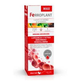 Dietmed Ferroplant Max 250 ml Complément Alimentaire Fer et Vitamines Anti-fatigue