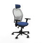 Piqueras y Crespo Chaise de Bureau Jorquera 3D036N2 Bleu marine