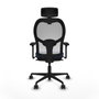 Piqueras y Crespo Chaise de Bureau Jorquera 3D036N2 Bleu marine