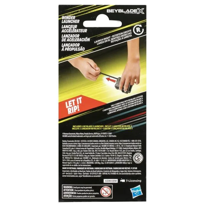 Hasbro Beyblade X Winder Lanzador Oficial HAS1723760851436