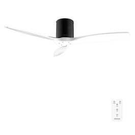 Ventilateur de plafond Cecotec EnergySilence Aero 5400 Classic 40W Ø132cm blanc noir 3 pales