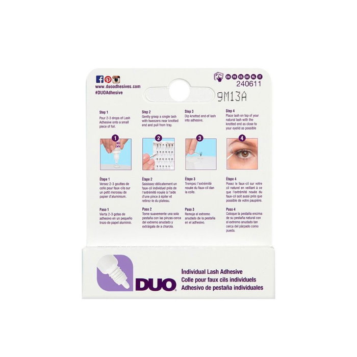 Ardell Colle à faux cils individuelle DUO transparente 7 g adhésif sans latex résistant à l'eau waterproof Ardell Colle à faux cils individuelle DUO transparente 7 g adhésif sans latex résistant à l'eau waterproof