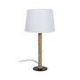 Lampe de bureau Blanc Noir Beige Fer Tissu 40 W 30 x 30 x 60 cm