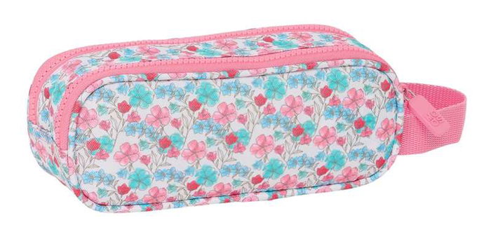 Safta Moos Portatodo Double Recyclé Motif Fleurs - Boîte de Rangement 21 x 8 x 6 cm Safta Moos Portatodo Double Recyclé Motif Fleurs - Boîte de Rangement 21 x 8 x 6 cm