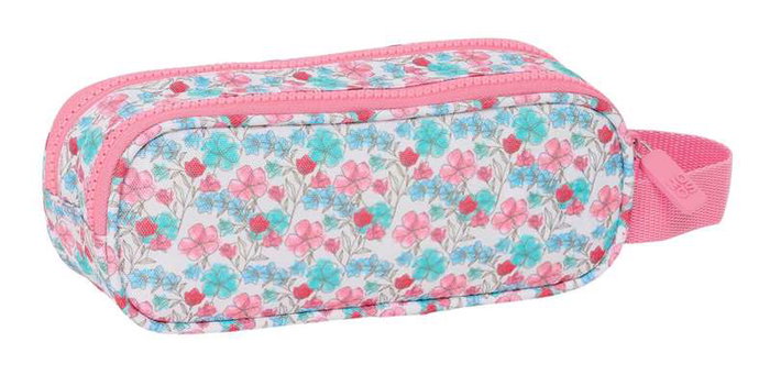 Safta Moos Portatodo Double Recyclé Motif Fleurs - Boîte de Rangement 21 x 8 x 6 cm Safta Moos Portatodo Double Recyclé Motif Fleurs - Boîte de Rangement 21 x 8 x 6 cm