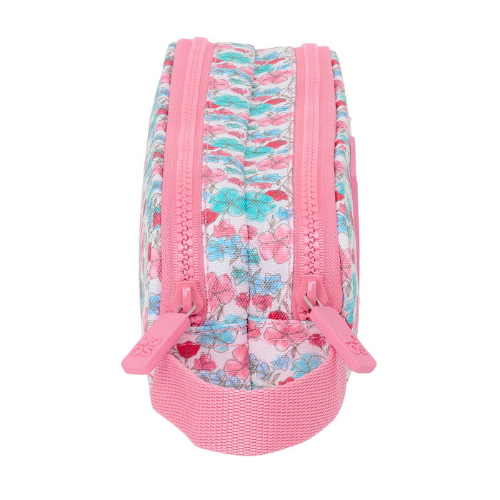 Safta Trousse Double Moos Flores Multicouleur Safta Trousse Double Moos Flores Multicouleur