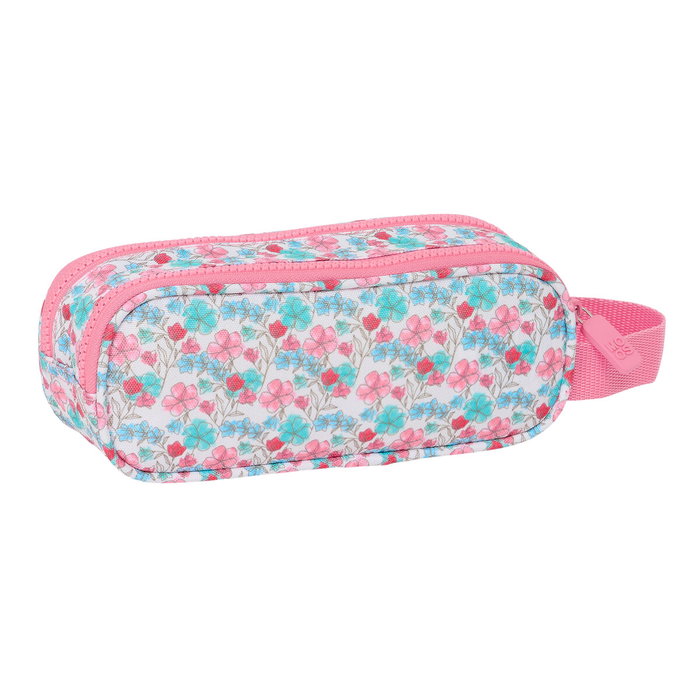 Safta Trousse Double Moos Flores Multicouleur Safta Trousse Double Moos Flores Multicouleur