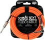 Ernieball Câble Instrument Flex Jack-Jack SS 6m - Orange Ernieball