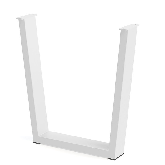 VEKA Pata de sofá H710 en métal, pied de meuble 710 mm, dimensions 100 x 40 mm, finition noir ou blanc VEKA Pata de sofá H710 en métal, pied de meuble 710 mm, dimensions 100 x 40 mm, finition noir ou blanc