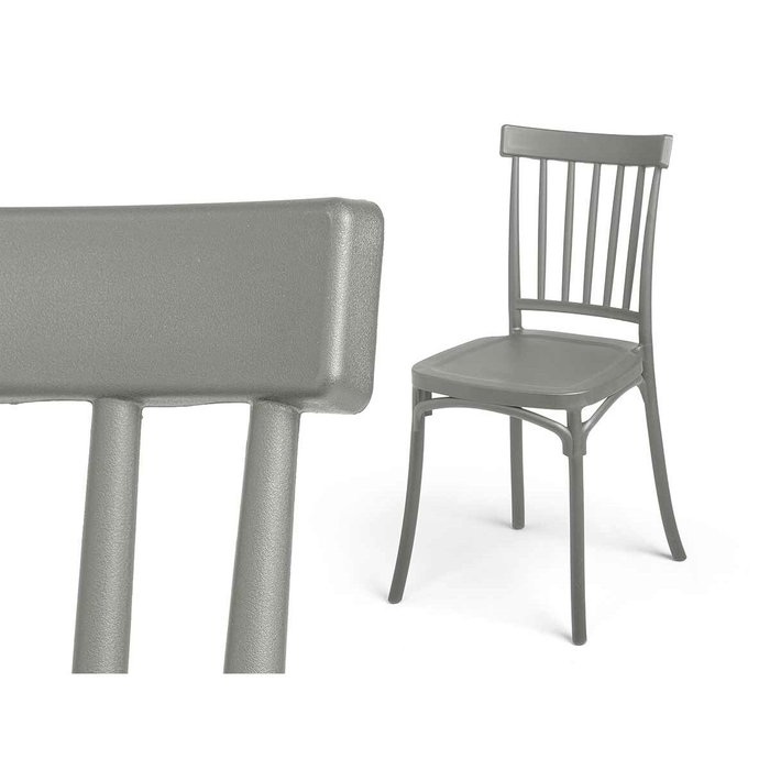 Gift Decor Chaise Gift Decor Gris polypropylène