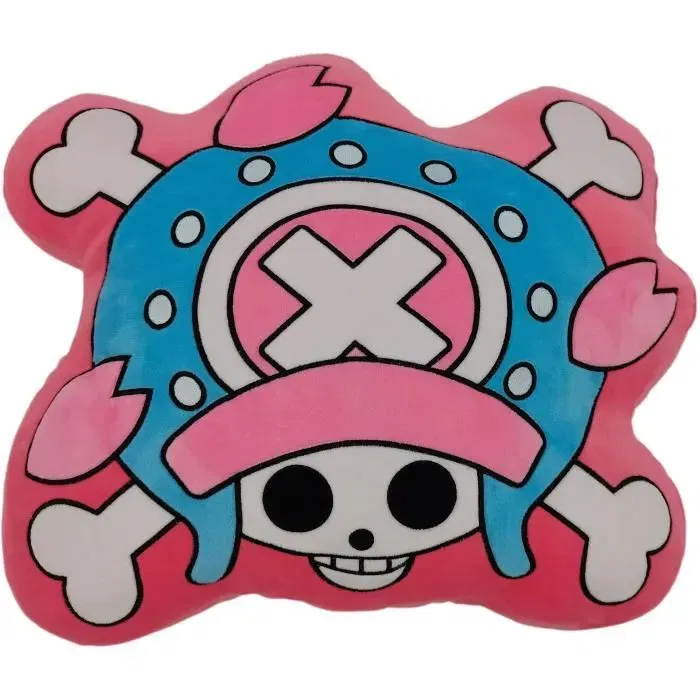 One Piece Coussin décoratif 3D en microfibre 40 cm avec le personnage Tony Chopper - Coussin ONE PIECE One Piece Coussin décoratif 3D en microfibre 40 cm avec le personnage Tony Chopper - Coussin ONE PIECE
