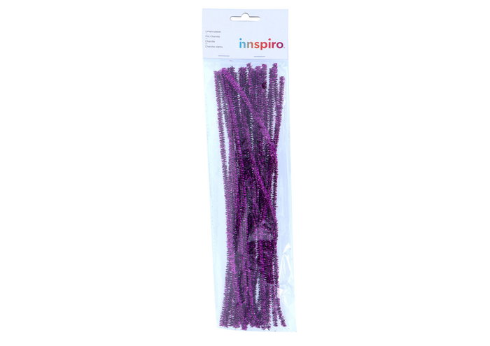 Innspiro Limpiapipas chenille métalliques lila 6mm x 30cm (25 unités) Innspiro Limpiapipas chenille métalliques lila 6mm x 30cm (25 unités)