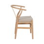 BigBuy Home Chaise de Salle à Manger Beige Naturel