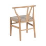 BigBuy Home Chaise de Salle à Manger Beige Naturel